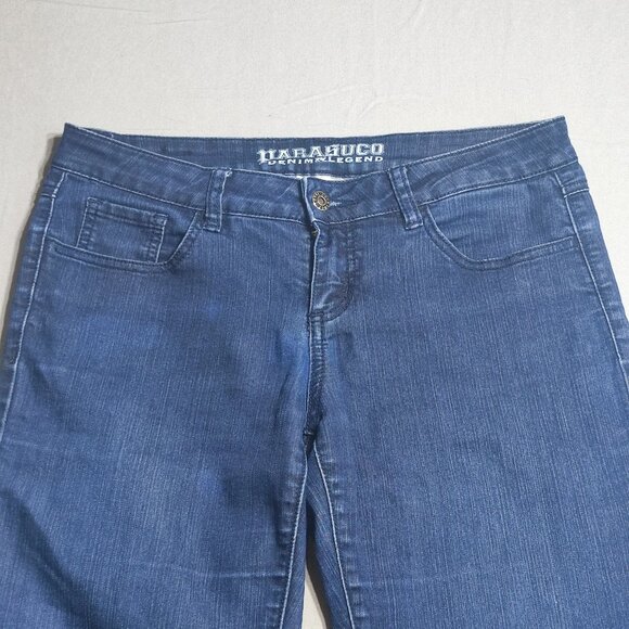 Parasuco jeans straight leg classic women's size 30 ink blue stretch - Picture 2 of 11